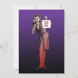 Devil Halloween Party Invitations