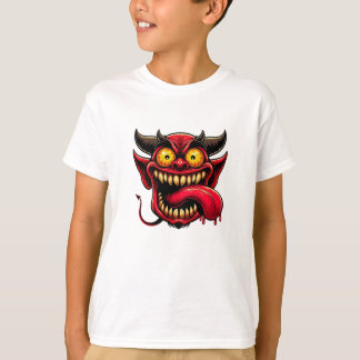 devil head with long tongue T-Shirt