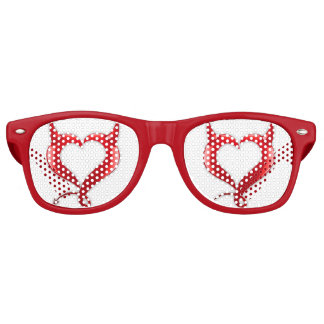 Devil Heart Adult Party Shades