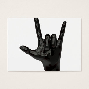 devil horns hand