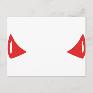 Devil Horns Postcard