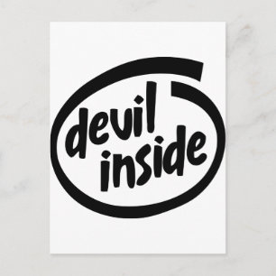 Devil Inside Postcard