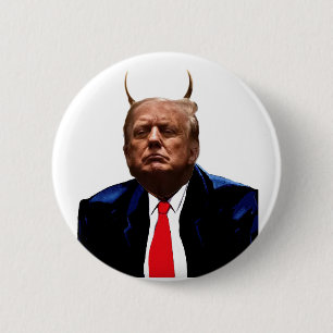 Devil J. Trump 2 Inch Round Button