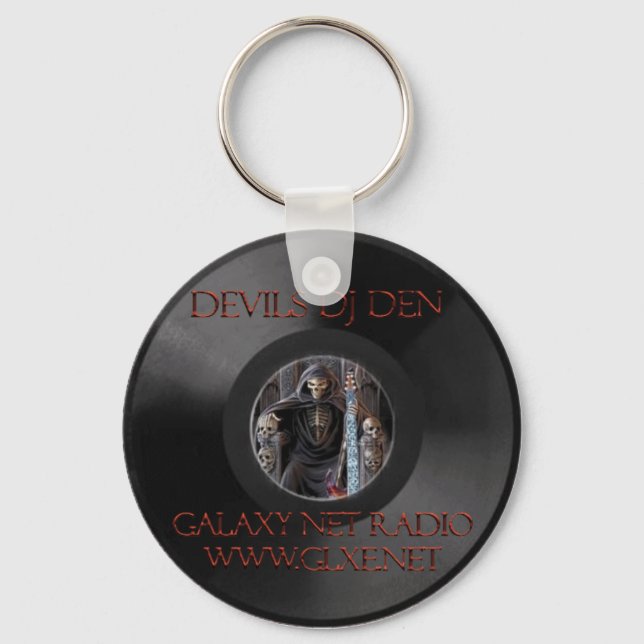 Devil Keychain Round (Front)