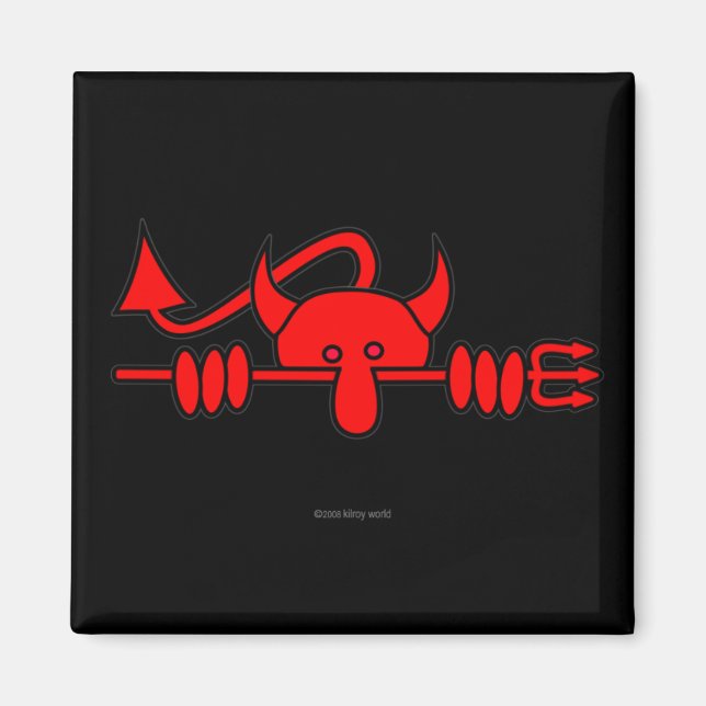 Devil Kilroy Magnet 1 (Devant)