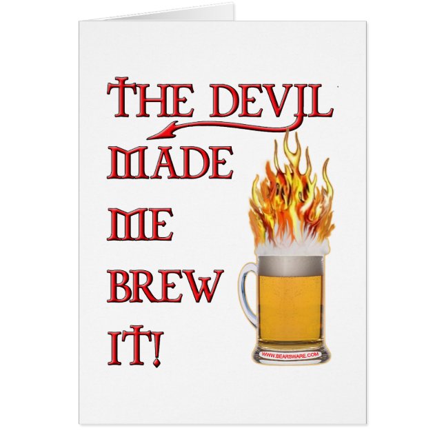 Devil Made Me Brew It - Beer (Front)