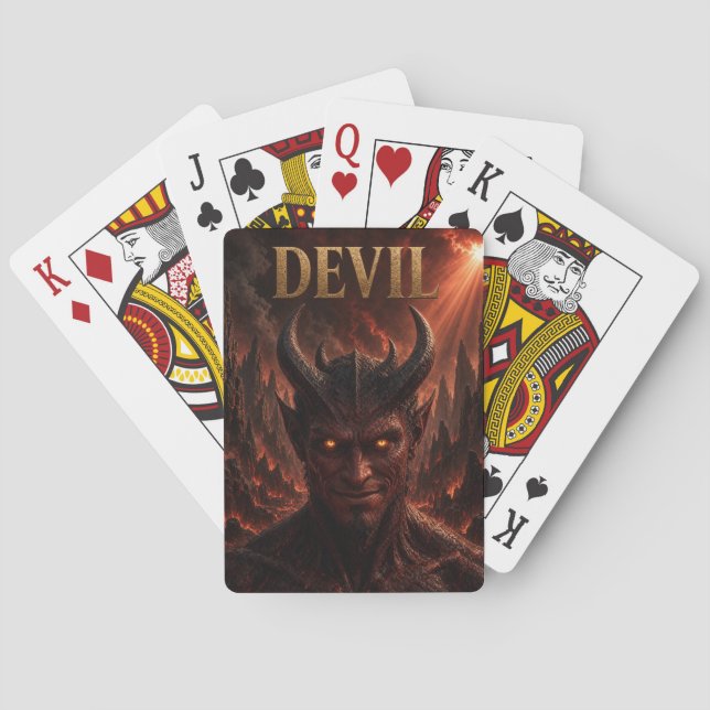 Devil Playing Cards, Poker Cards (Back)