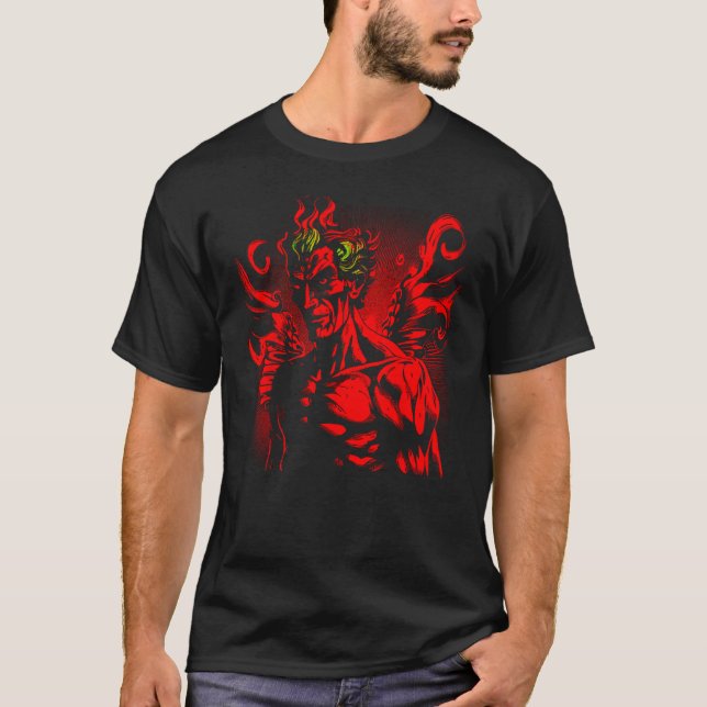 Devil Red Demon Mammon T-Shirt (Front)