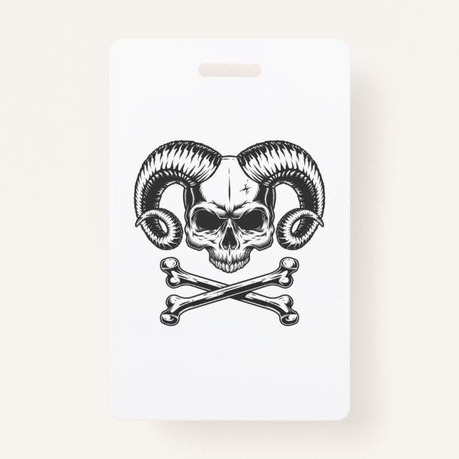 Devil Skull Badge (Front)
