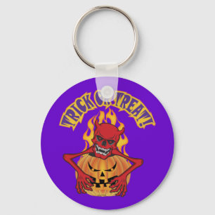 Devil Skull Keychain