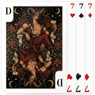 Devil, Starlit Tarot Art Playing Cards