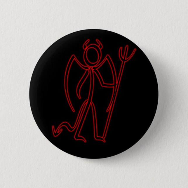 Devil - Stickman Button (Front)
