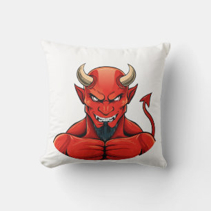 Devil throw pillow