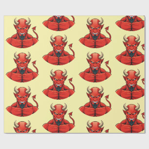 Devil wrapping paper