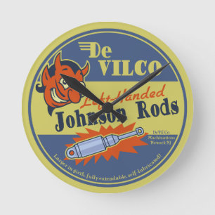 DeVILCO Left-Handed Johnsons Round Clock