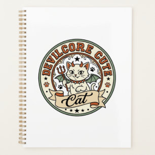 Devilcore Cute Cat Devilcore Cute Cat Vintage Vect Planner