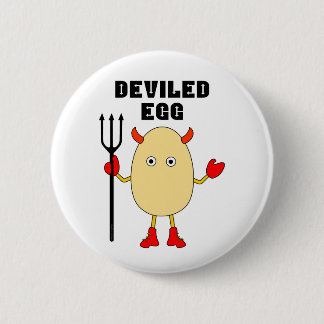 Deviled Egg 2 Inch Round Button
