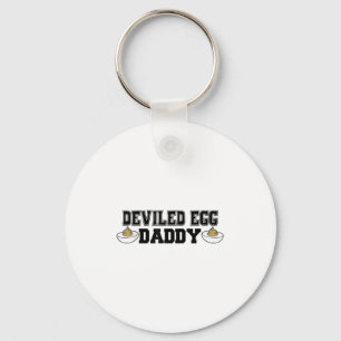 Deviled Egg Daddy - Funny Thanksgiving Deviled Egg Keychain
