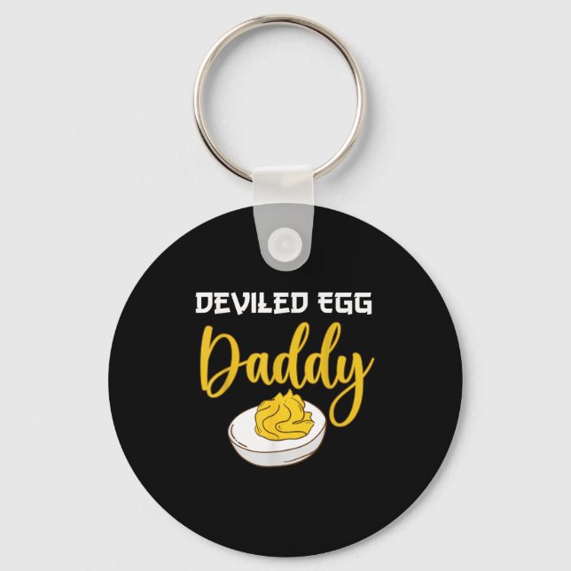 Deviled Egg Daddy  Keychain (Front)
