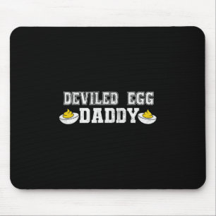 Deviled Egg Daddy Retro Funny Thanksgiving Fathers Mouse Pad
