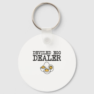 Deviled Egg Dealer Funny Cooking Potluck Thanksgiv Keychain