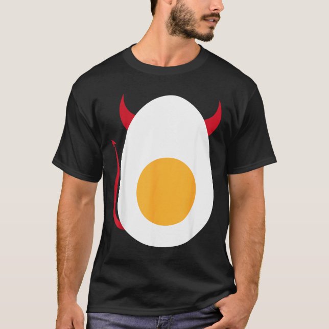 Deviled Egg Halloween Shirt _ Cool Boiled Egg (Front)