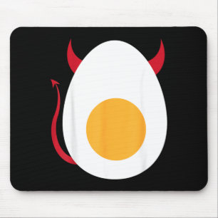 Deviled Egg Halloween Shirt _ Cool Boiled Egg Mouse Pad