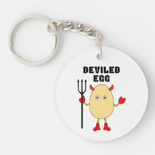 Deviled Egg Keychain