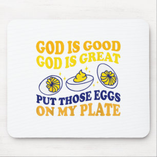 Deviled Egg Lover Funny Foodie Humor Apparel Uni-a Mouse Pad