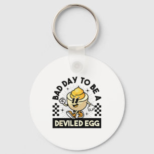 Deviled Egg Thanksgiving Eggs For Men Women Funny  Keychain