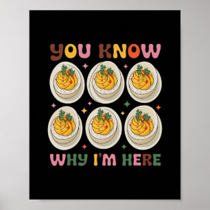 Deviled Eggs You Know Why Im Here Deviled Egg Than Poster