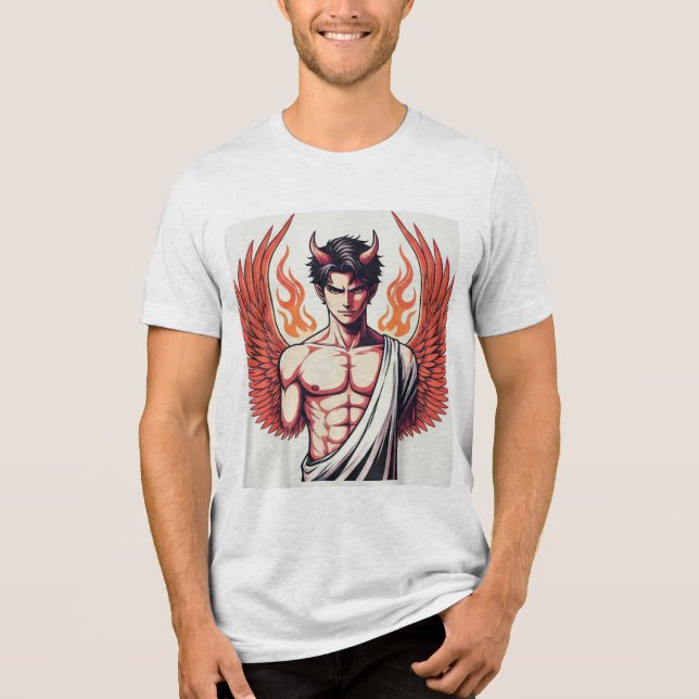 Devilish Designs Tri-Blend Shirt (Front)