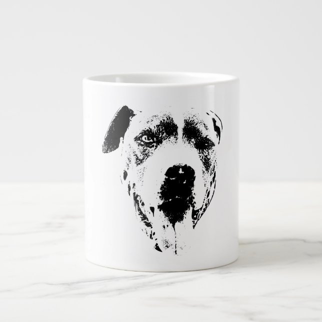 Devilish Grin Large Coffee Mug (Front)