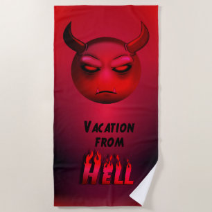 Devilmoji Beach Towel