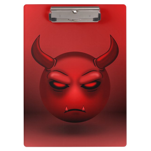 Devilmoji Block Door Clipboard (Front)