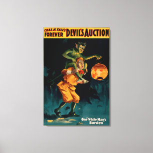 Devil's Auction White Man's Burden Theatre Canvas Print