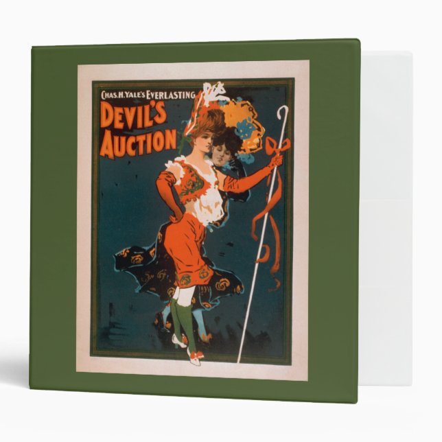 Devil's Auction Woman in Costume Theatre 2 Binder (Front/Inside)