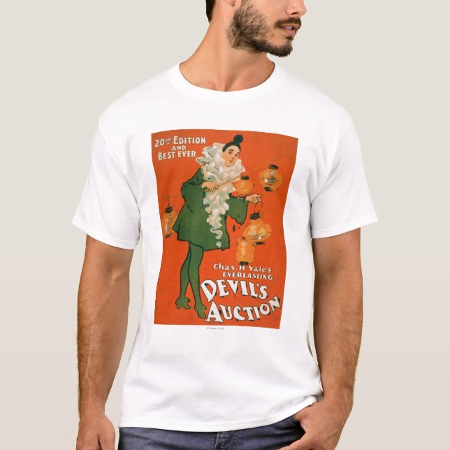 Devil's Auction Woman in Costume Theatre 2 T-Shirt (Front)