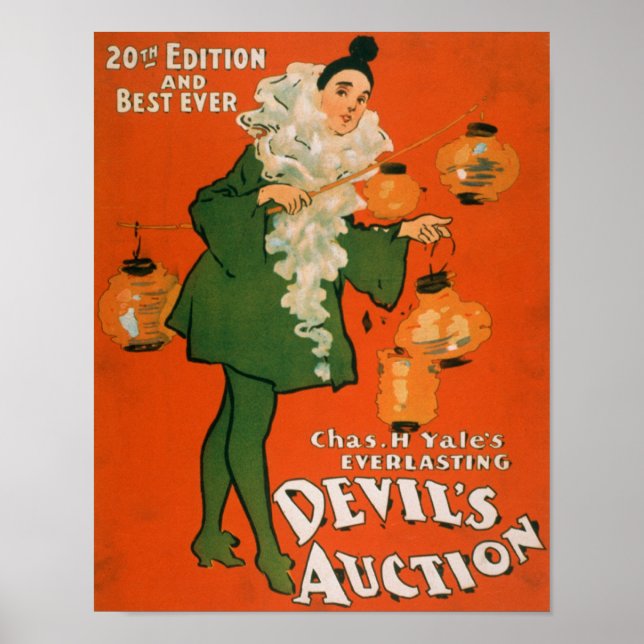 Devil's Auction Woman in Costume Theatre 3 Poster (Front)