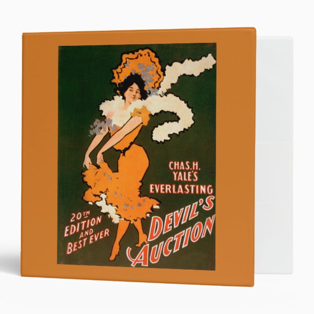 Devil's Auction Woman in Costume Theatre Binder (Front/Inside)