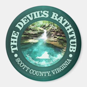 Devils Bathtub (Va) Magnet