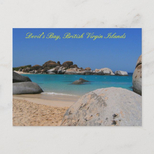 Devils Bay BVI Postcard (Front)