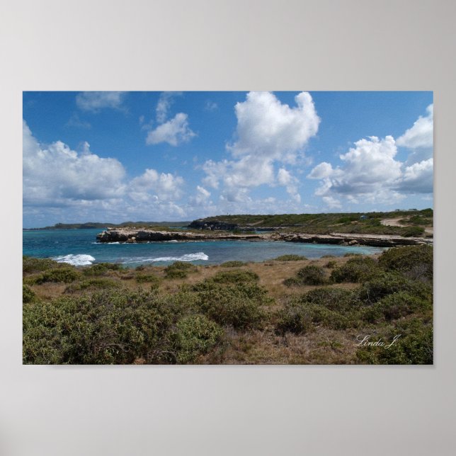 Devil's Bridge Area in Antigua Canvas Print (Front)