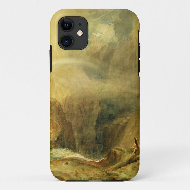 Devil's Bridge, St. Gotthard's Pass, c.1804 (w/c a Case-Mate iPhone Case (Back)