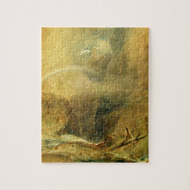 Devil's Bridge, St. Gotthard's Pass, c.1804 (w/c a Jigsaw Puzzle (Vertical)