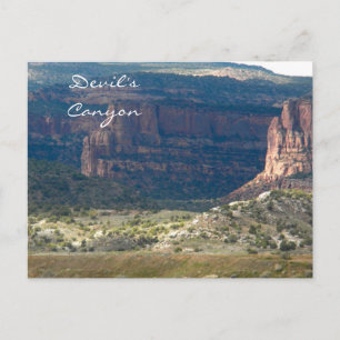 Devil's Canyon, Fruita, Colorado Postcard