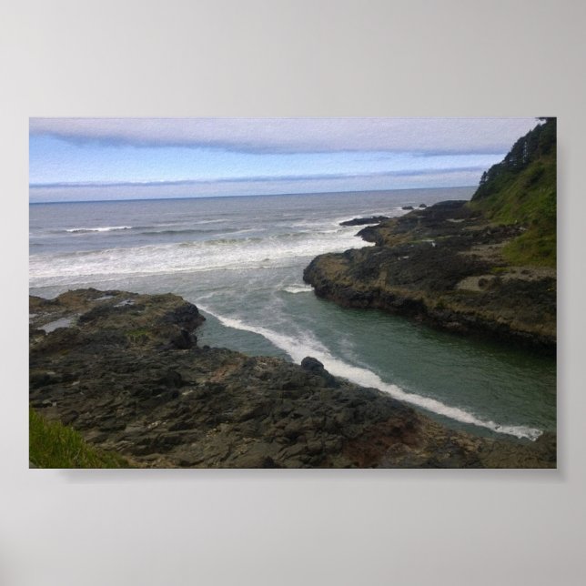 Devil's Churn, Cape Perpetua, OR Poster (Front)