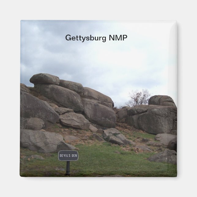 DEVIL'S DEN MAGNET (Front)