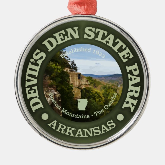 Devil's Den SP Metal Ornament (Front)