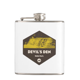 Devil's Den State Park Arkansas Hip Flask